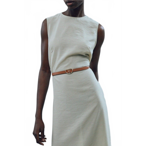 LIZZIE FORTUNATO skinny georgia belt in tan