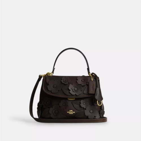 Coach Outlet emory top handle bag with floral applique