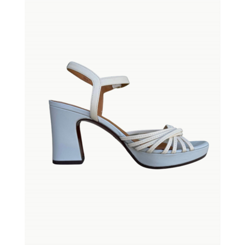 Chie Mihara womens keske wedge heel sandal in milk