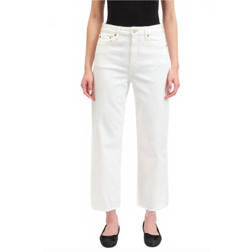 sundaze ankle straight leg jeans in sandy