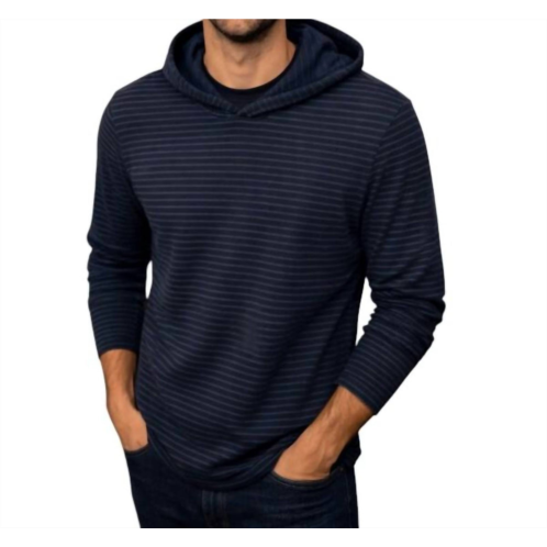 Original Penguin slub cotton hoodie in blue