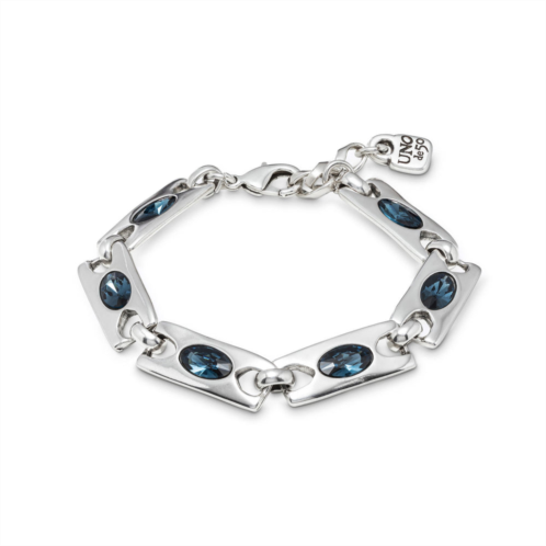 UNOde50 black crystal gold bracelet