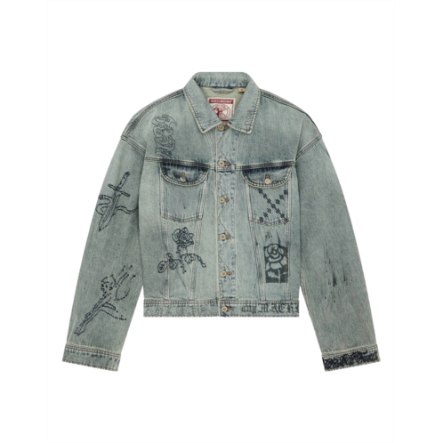 DEUS EX MACHINA vintage indigo mephistopheles jacket