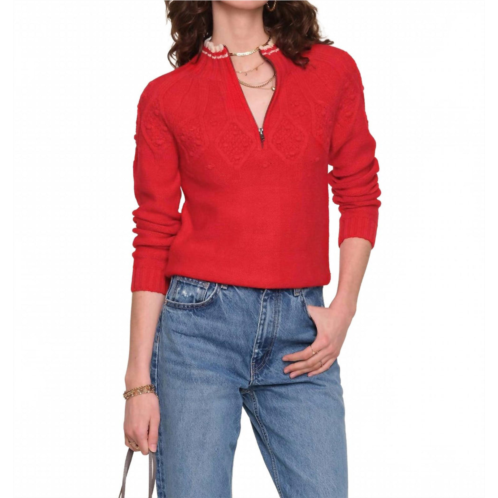 Heartloom bellini sweater in lipstick