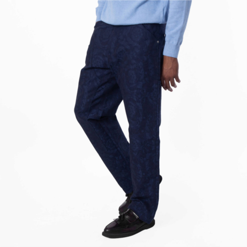 Versace barocco cotton-canvas carpenter pants