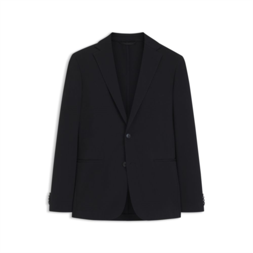 BOSS slim-fit blazer in cotton-blend jersey