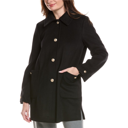 Tahari paula wool-blend coat