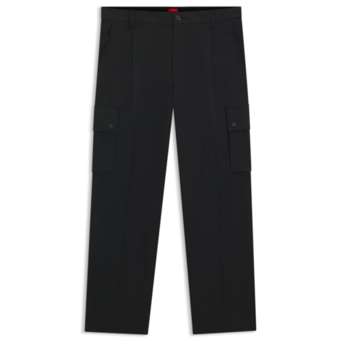 HUGO relaxed-fit trousers with cargo styling