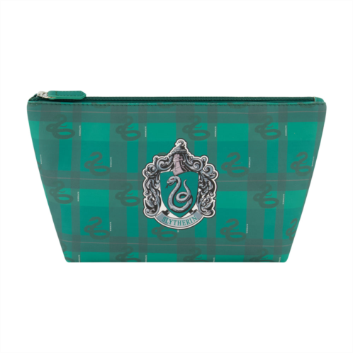 harry potter slytherin crest cosmetic travel bag