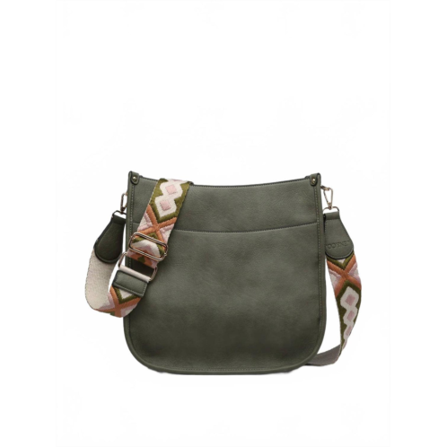 Jen & Co. womens kate crossbody bag in olive