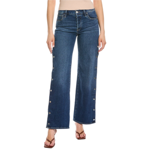 HUDSON Jeans rosie side snaps deep ray wide leg jean