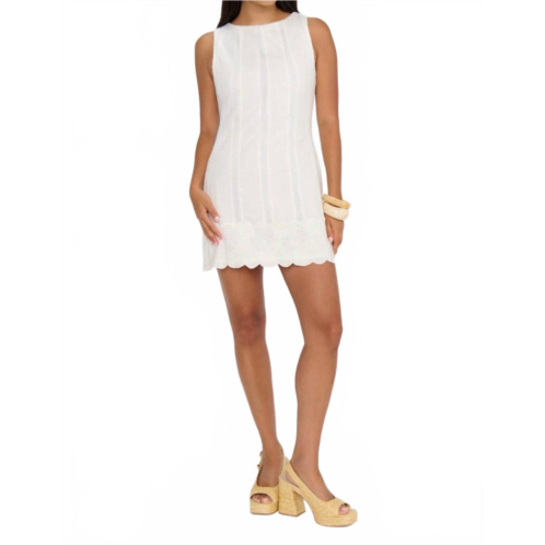 Show Me Your Mumu ciao mini dress in white