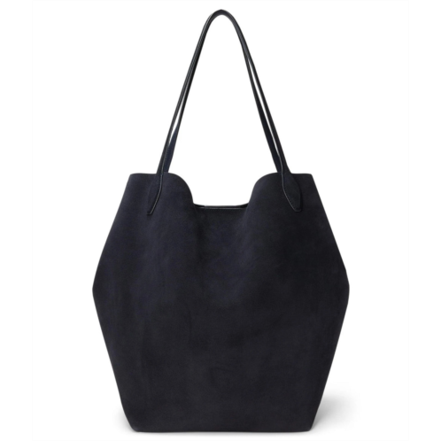 Madewell the oversized shopper p1437 handbag womens black suede tote bag gbo3597