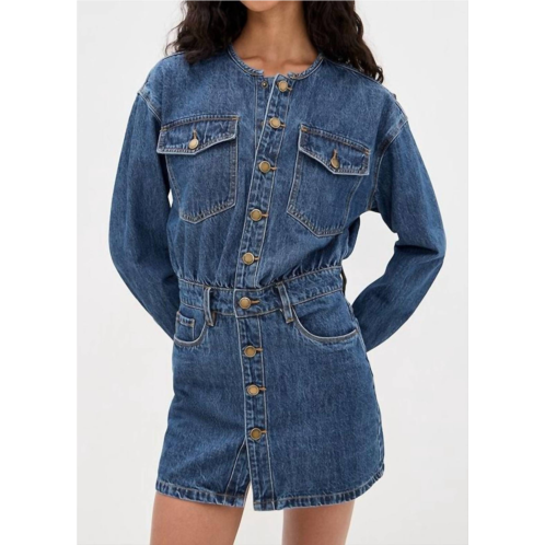 BLANKNYC long sleeve mini dress in ready set go