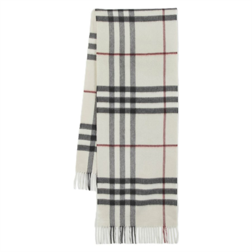 Burberry giant check scarf - - cashmere - neutral