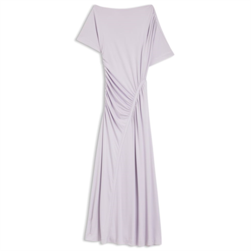 BOSS gathered-detail dress in a slim fit
