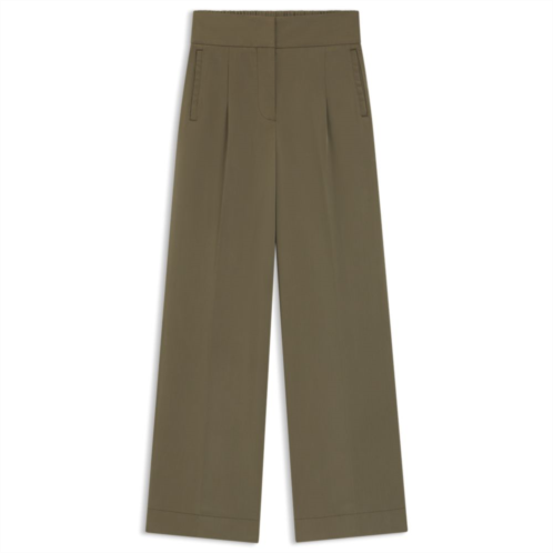 BOSS straight-fit pants with pleat front