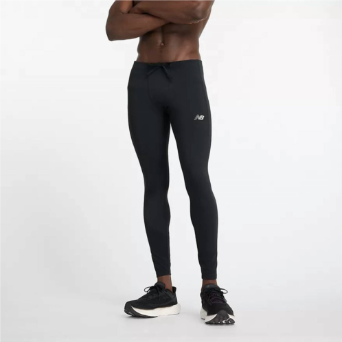 New Balance MENS sleek pocket tight pants in black