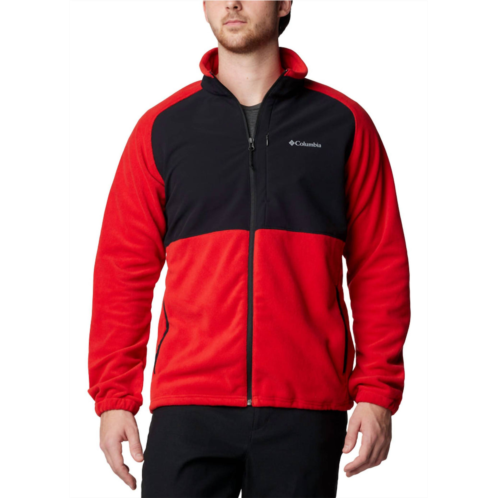 Columbia sage peak full zip fleece jacket in sail red black