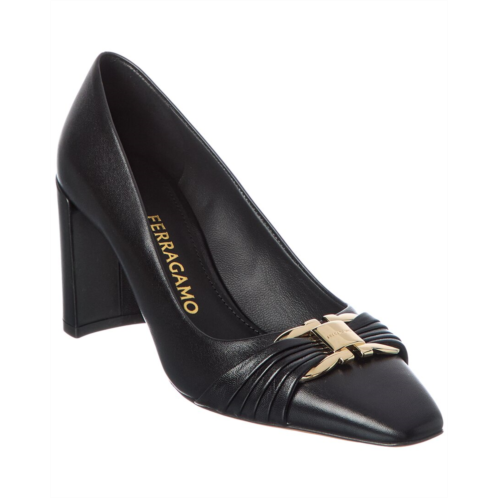 Salvatore Ferragamo Ferragamo gancini leather pump