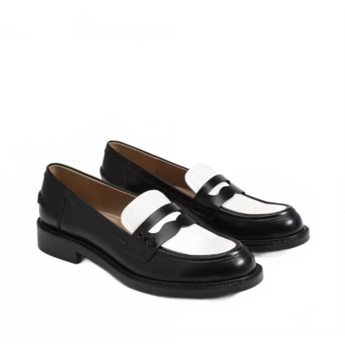 Sam Edelman womens colin loafers in black & white