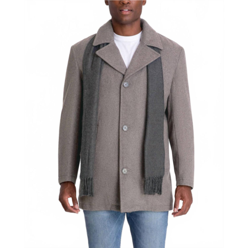 London Fog amity single breasted wool jacket in medium grey