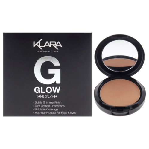 Klara g glow bronzer by for women - 0.49 oz bronzer