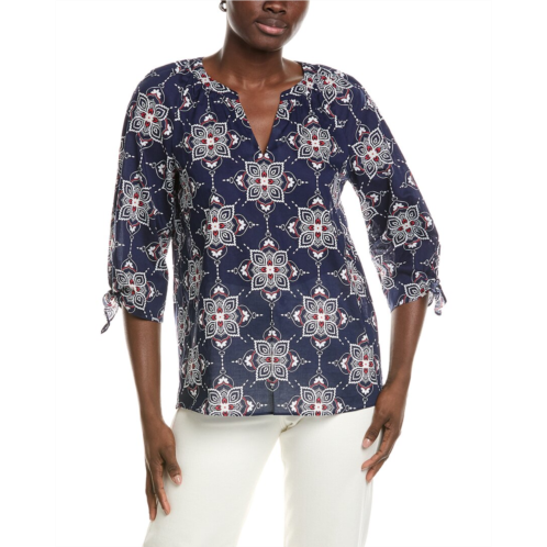 Jones New York elbow raglan sleeve blouse
