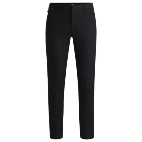BOSS slim-fit trousers in stretch cotton