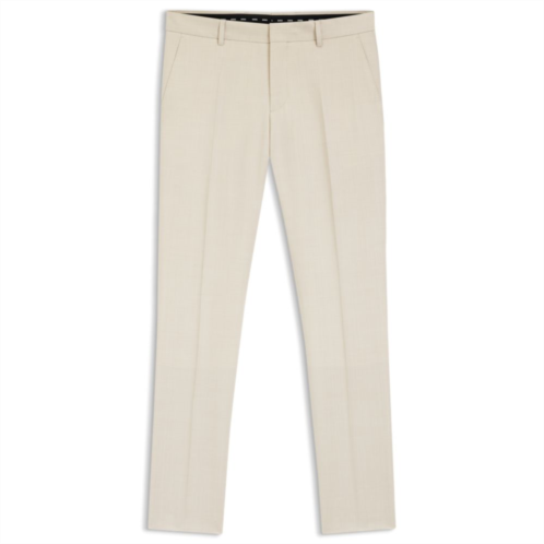 BOSS slim-fit trousers in virgin-wool serge