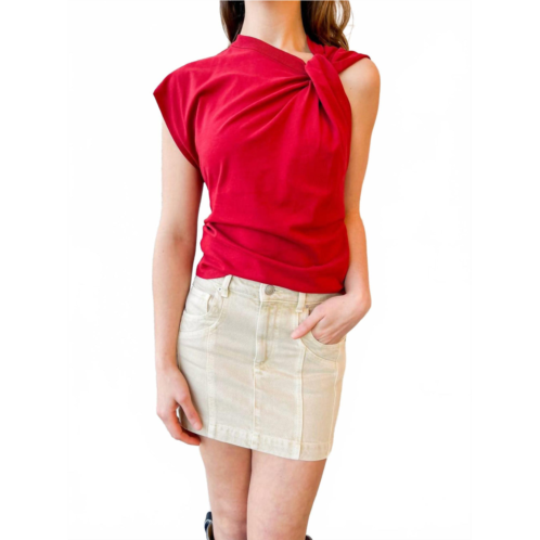 ISABEL MARANT juana mini skirt in ecru