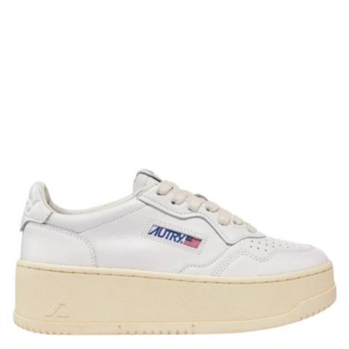 Autry medalist leather platform sneakers