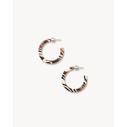 MACHETE mini hoops in zebra