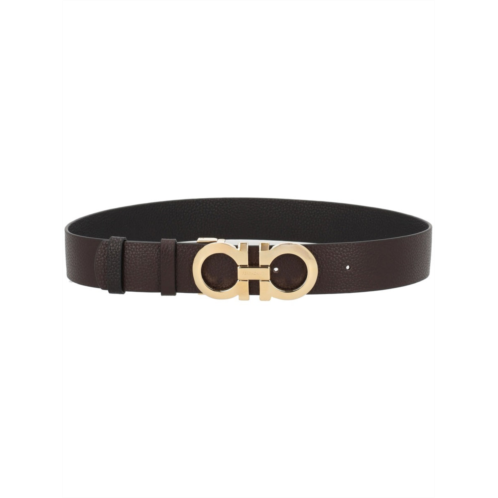 FERRAGAMO leather hooks reversible belt