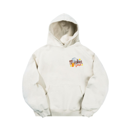 MARKET mens desert league hoodie in white
