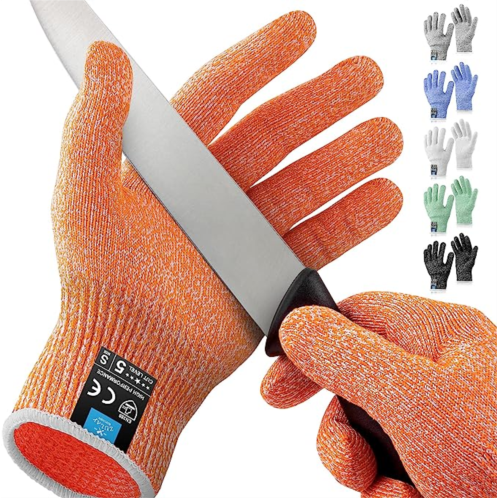 Zulay Kitchen cut resistant gloves food grade level 5 protection (small)
