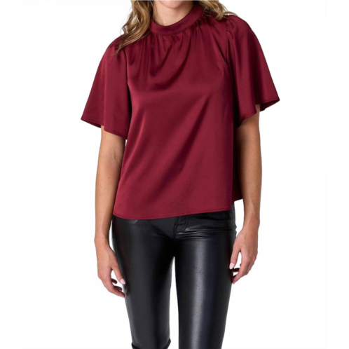 Crosby by Mollie Burch pinot loucia top in red