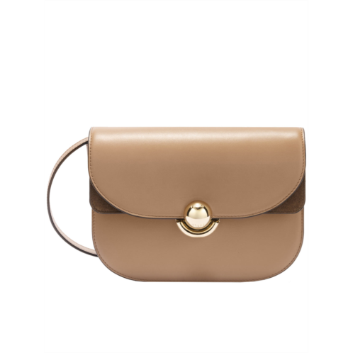 FURLA sfera s rectangular minimalist black leather bag