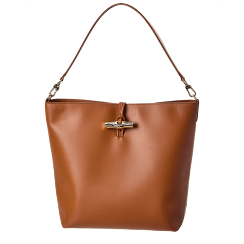 Longchamp le roseau leather shoulder bag