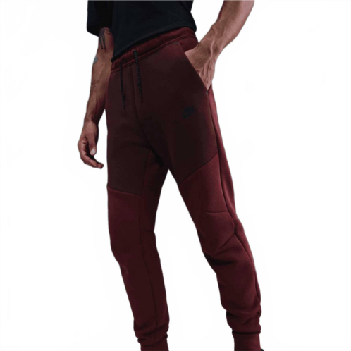 NIKE tech fleece windrunner joggers in maroon