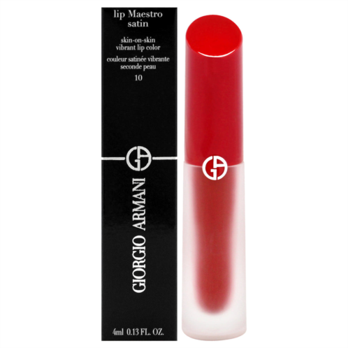 Giorgio Armani lip maestro satin long-lasting lipstick - 10 in love by for women - 0.13 oz lipstick