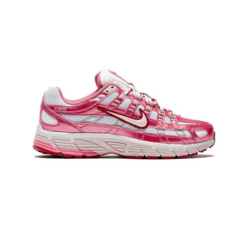 Nike womens p-6000 white silt red peony