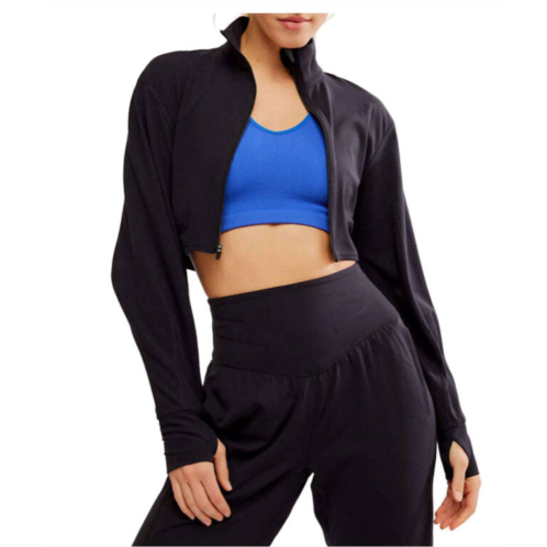 Fp movement never better cozy layer zip top in black