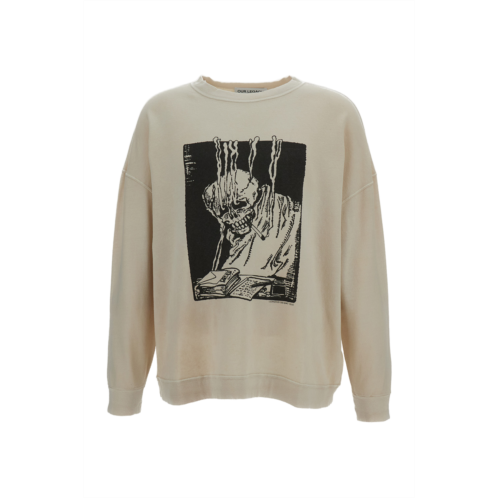 OUR LEGACY off-white slack graphic sweatshirt