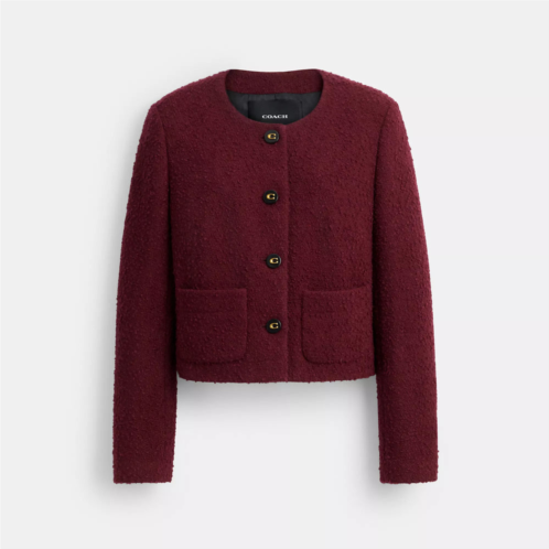 Coach Outlet boucle cardigan jacket
