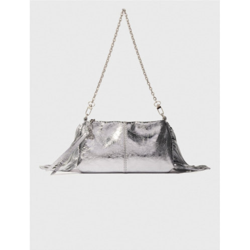 Maje miss m leather clutch bag