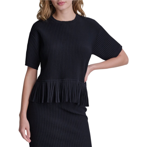 DKNY fringe sweater
