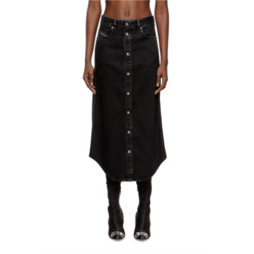 Diesel midi denim skirt