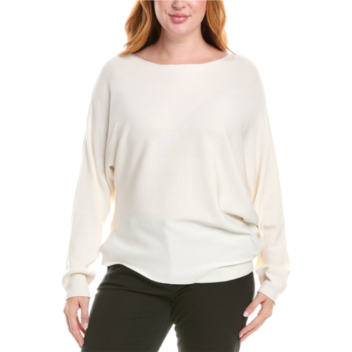 Lafayette 148 New York asymmetric silk-blend sweater