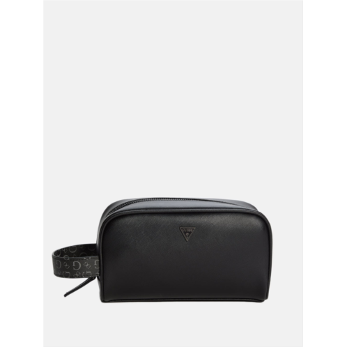 Guess Factory logo trim toiletry bag